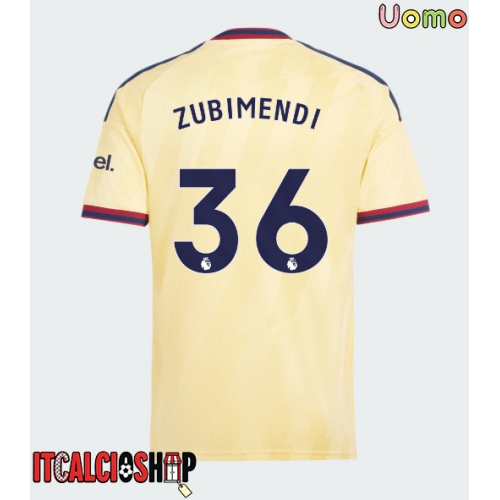 Arsenal Martin Zubimendi #36 Terza Maglia 2026-27 Manica Corta